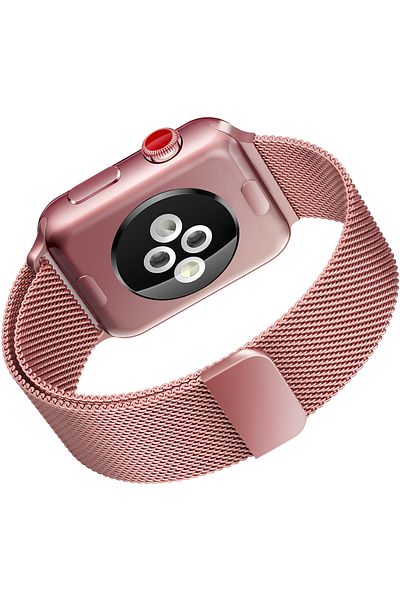 THD Rose Gold Milanese Metal Strap For Apple Watch 38/40/41 Mm, Universal Size