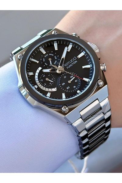 Ferrucci Men's Functions Active Metal Cord Wrist Watch