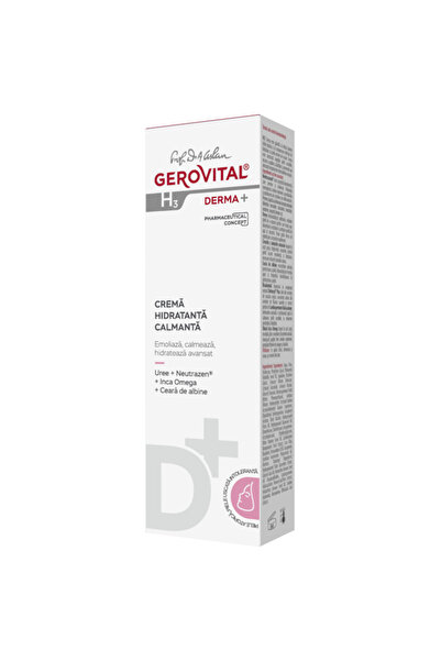GEROVITAL Crema hidratanta calmanta Gerovital H3 Derma+, 50 ml