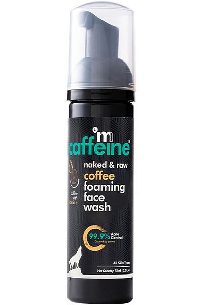 mCaffeine Anti Acne Cappuccino Coffee Foaming Face Wash | Kills 99.9% Acne Causing Germs | Controls