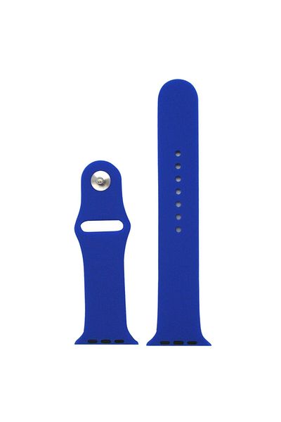 THD Curea Din Silicon Albastru Royal Pentru Apple Watch 42/44/45 Mm, Marimea M/l, Seriile 10,9,8,7,6