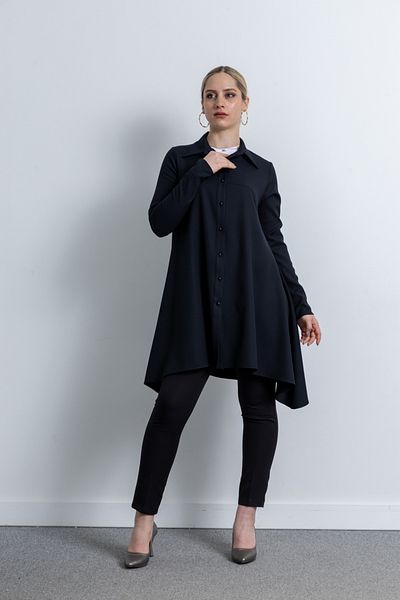 TUĞBA ERGÜL Women's Crepe Fabric Tunic 1230