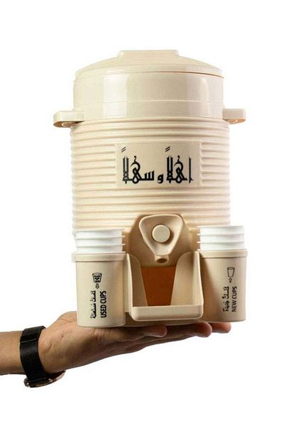Unspecified Termos Al-Haram - Unique Piece Inspired by the Holy Mosques, 2L Beige