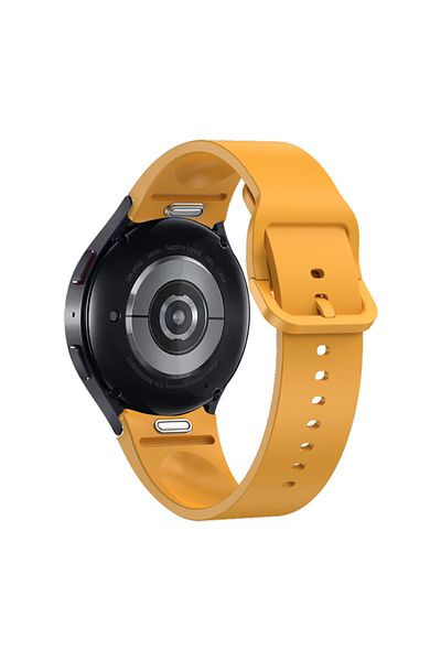 THD 20 mm silicone strap, THD brand, for Galaxy Watch6/Classic, Galaxy Watch5/Pro, yellow color