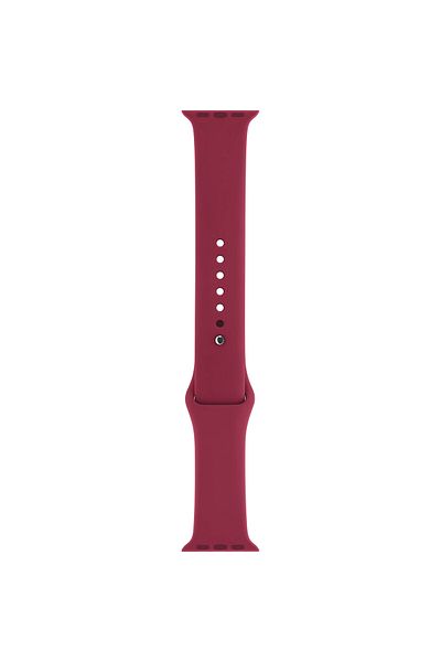 THD THD brand silicone strap for Apple Watch 41 mm series 7 and series 8, size S/M, burgundy color