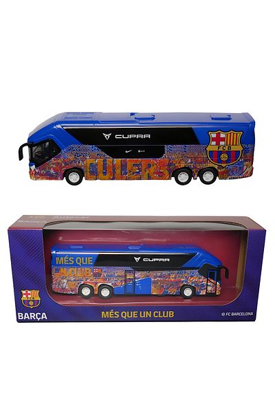 Banbo Toys FC Barcelona bus, diecast, metal, scale 1:50, 25cm, doors with opening system