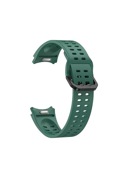 THD Strap, Compatible with Galaxy Watch6/classic, Galaxy Watch5/pro, Sport Model with Holes, Green