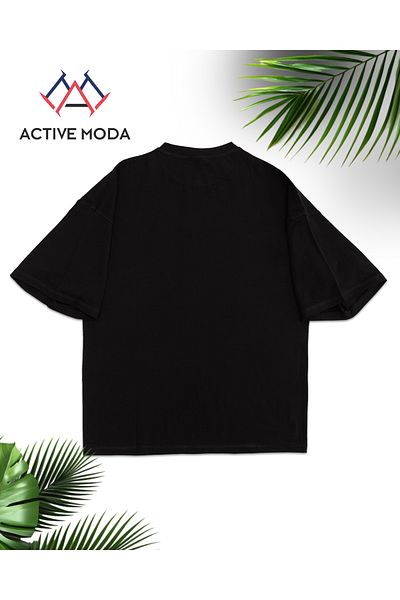 ACTIVE MODA -Men's Cotton Printed Eagle Tshirt Oversize Big Size