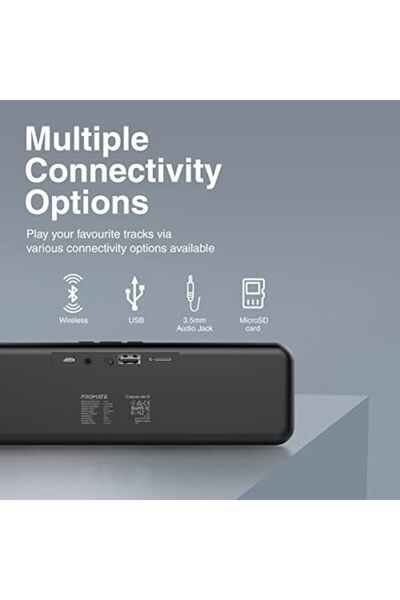 Promate Promate Portable Wireless Speaker, True Wireless 6W HD Bluetooth 5.0 Speaker