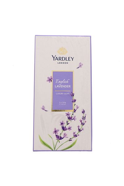 YARDLEY English Lavender Luxury Soap 3 x 150 g