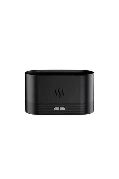 OEM Aromatherapy diffuser and essence bottle set, rectangular model, black