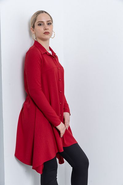 TUĞBA ERGÜL Women's Crepe Fabric Tunic 1230