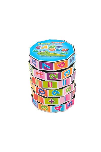 Palmonix Puzzle matematic Montessori pentru copii, dimensiuni 7,2x5,5 cm