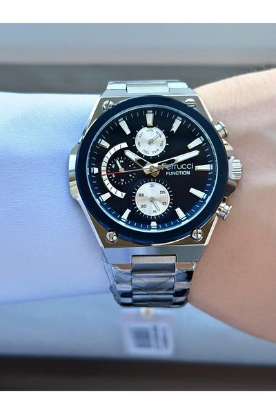 Ferrucci Men's Functions Active Metal Cord Wrist Watch