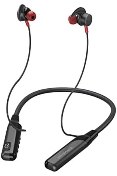 Promate Wireless Neckband Earphones, High-Definition Bluetooth 5.0 Earphones with TF Card Reader, Ha