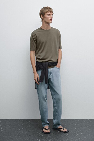 Massimo Dutti %100 pamuklu triko t-shirt