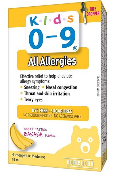 KIDS 09 Kids 0 - 9 Allergy 25ml