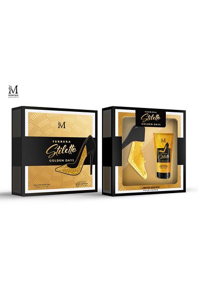 Intisimo Stiletto Golden Days Set, Women, Perfume 50 ml + Body Lotion 50 ml - Montage Brands