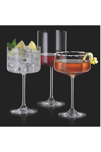 MAISON FORINE Set of 4 gin and tonic glasses 455ml, Moderna