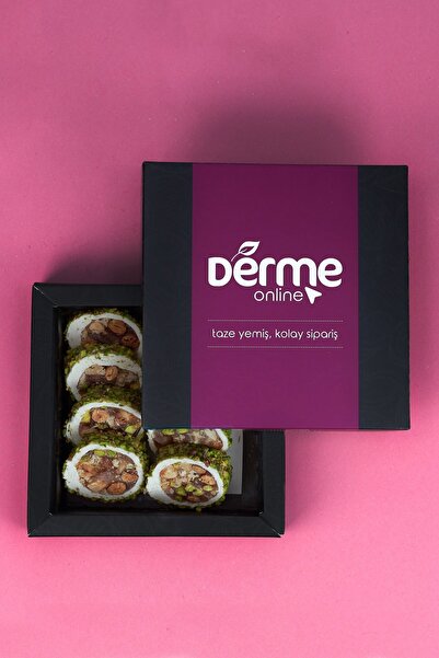 Derme Sarma Lokum Atom (Badem, Fındık, Ceviz, Antep Fıstık) 300 Gram