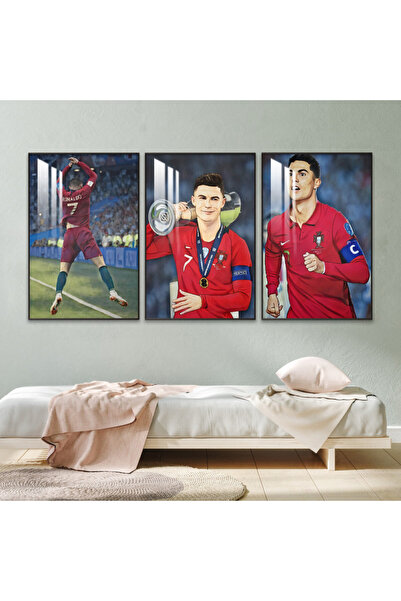 4gdran ثلاث لوحات جدارية خشبية مع برواز خشبي شامبين و طبقة من الاكريلك الشفاف