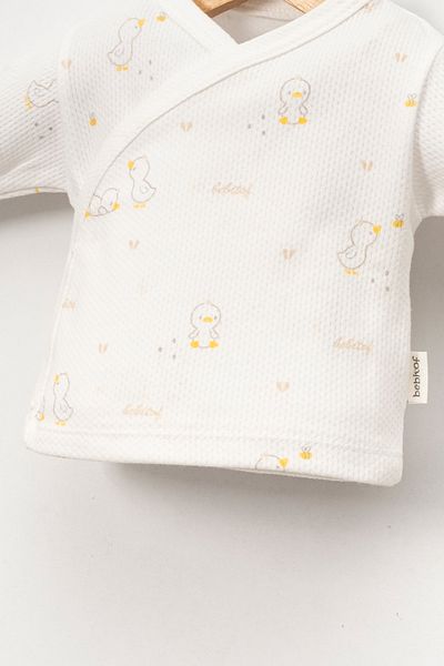 Bebitof Cute Chick Patterned Baby 5 Piece Newborn Hospital Release Bodysuit Set