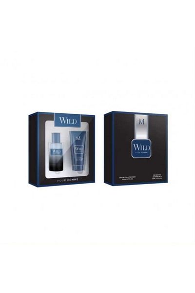 Intisimo Gift Set Wild pour Homme, Men, Perfume 50 ml+After Shave 50 ml - Montage Brands
