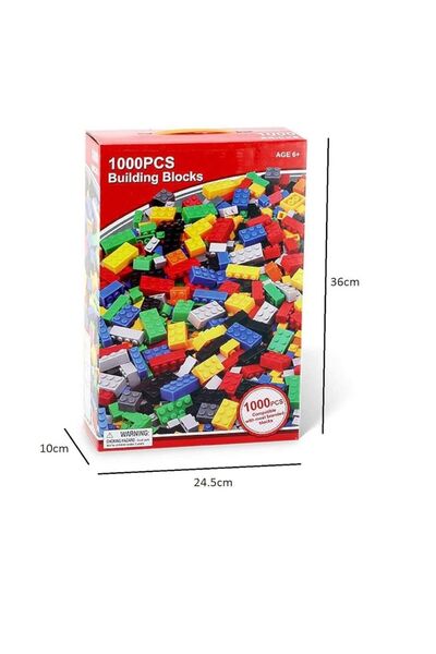 OEM Set of 1000 Building Blocks Compatible Bricks Creative Construction Kids 6+