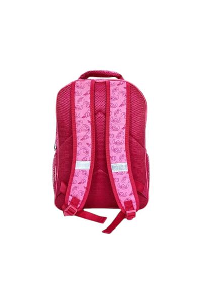 Stitch Children's backpack, 42x30x17 cm, with three compartments and two side pockets, pink, Stitch