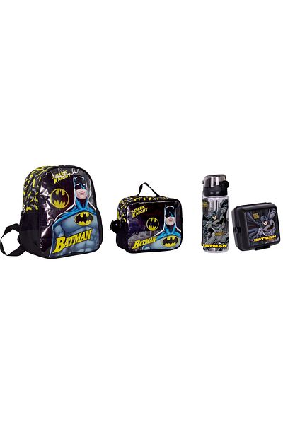 Batman Kindergarten Bag 4 Piece Set