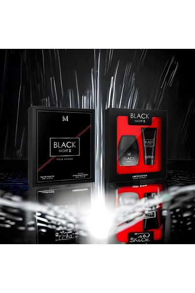 Intisimo BLACK NIGHT II Gift Set, Men, Perfume 50 ml+After Shave 50 ml - Montage Brands