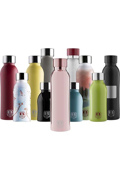 BUGATTI B Bottles Twin Insulated 18/10 Stainless Steel Water Bottle - Rose Gold 800ml