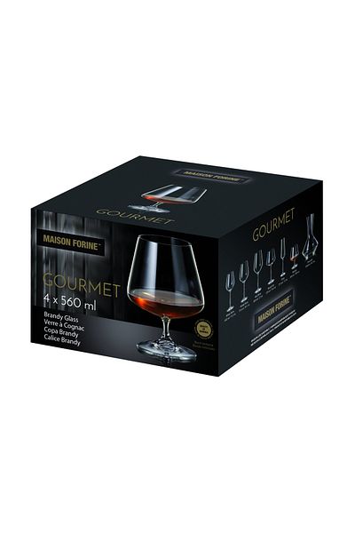 MAISON FORINE Set 4 pahare brandy 560ml, Gourmet