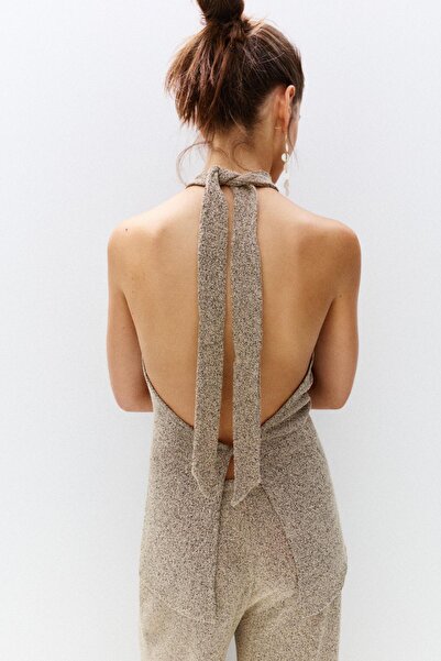 Pull & Bear Halter örgü top