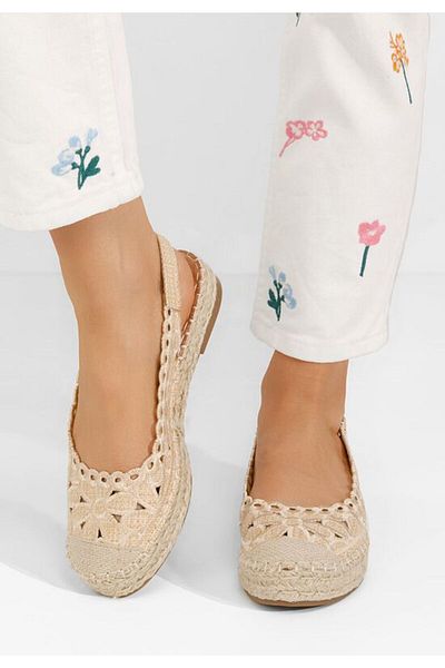 B T Shoes Women's Latoria beige espadrilles