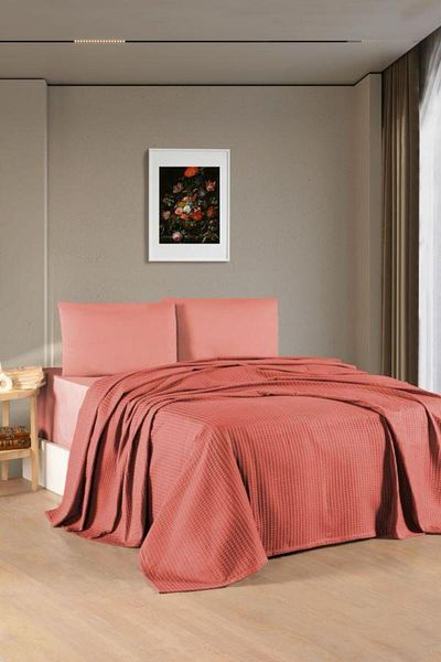 Bella Home Crystal Double Pique Set - 100% Cotton