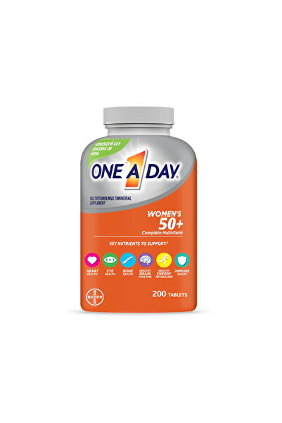 One A Day Multivitamin for Women 50+ and Over Tablets, Womens 50 plus with D,...