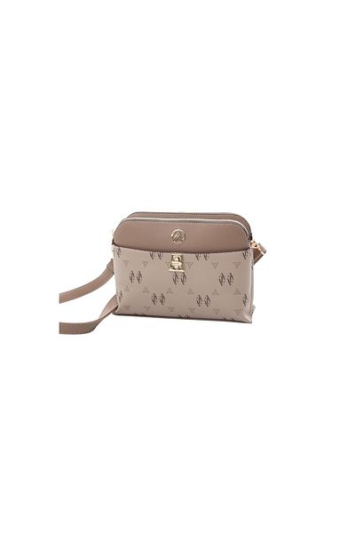 Armine Double Zipper Lock Detailed Hand and Shoulder Bag