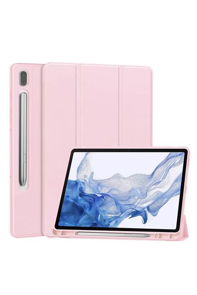 SKYDDAR INNOVATION Tablet case for Xiaomi Redmi Pad 2, Pencil holder, Sleep/Wake function, Pink, sticker set