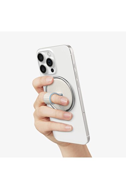 Spigen O-Mag Ring MagFit Phone Holder Stand for MagSafe compatible case & iPhone series Dune Beige