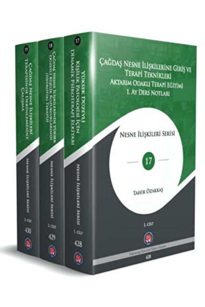 Psikoterapi Enstitüsü Aktarım Odaklı Terapi Eğitimi Ders Notları (3 Kitap) (C...