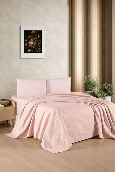 Bella Home Crystal Double Pique Set - 100% Cotton