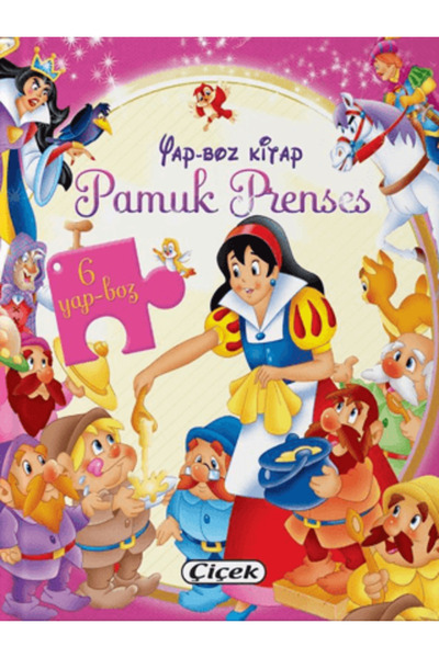 Çiçek Yayıncılık Yap-Boz Kitap - Pamuk Prenses