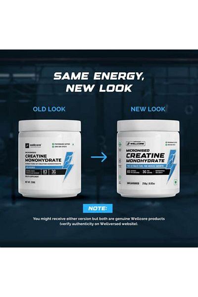 wellcore Creatine Unflavored 250g