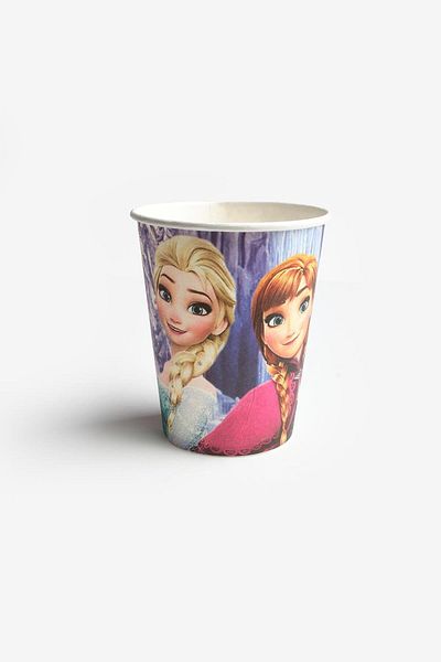 Le Mabelle Multicolored Elsa Themed Set of 8 Plates and Cups