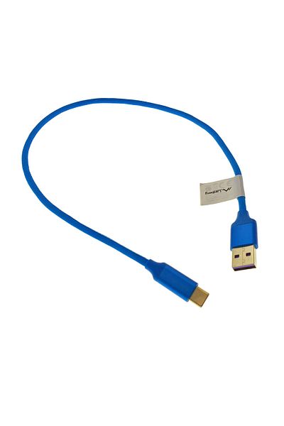 Lanberg Lanberg USB-A USB-C Data/Charging Cable 0.5m Blue