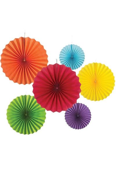 Le Mabelle Multicolored 6-Piece Decorative Paper Party Ornament