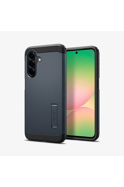 Spigen Tough Armor for Samsung Galaxy A56 5G case cover (2025) with Extreme Impact Foam  Metal Slate