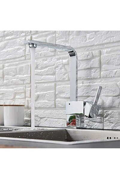 MoonTech صنبور حوض المطبخ المربع من كييف ميكس سوان مع ضمان لمدة 5 سنوات