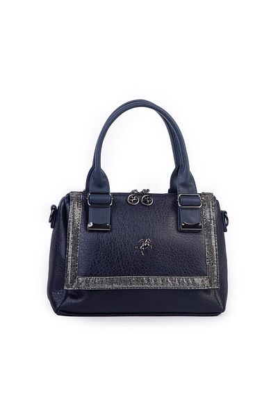 Nas Bag Geantă de umăr și crossbody Stone elegantă pentru femei, bleumarin Victoria